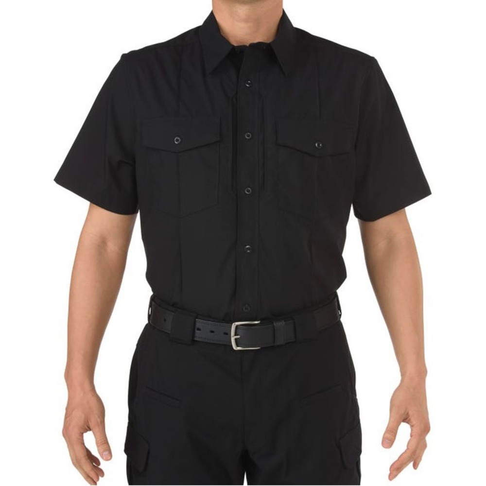5.11 Tactical Men’s 4XL PDU Black Short Sleeve Shirt